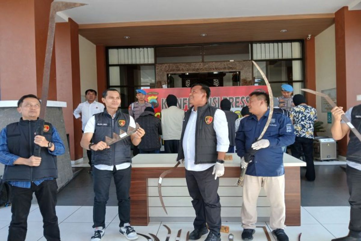 Belasan pelaku perusakan sepeda motor diamankan Polres Temanggung