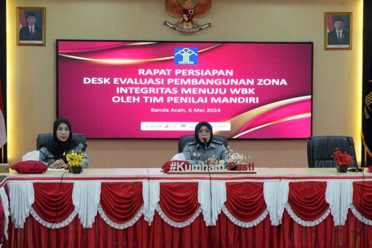 Kemenkumham Aceh matangkan persiapan penilaian TPM