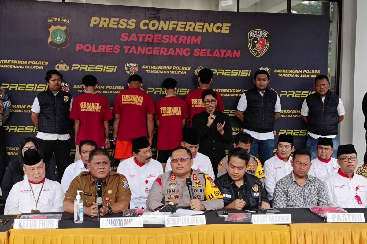 Polisi tetapkan empat tersangka terkait kekerasan mahasiswa di Tangsel