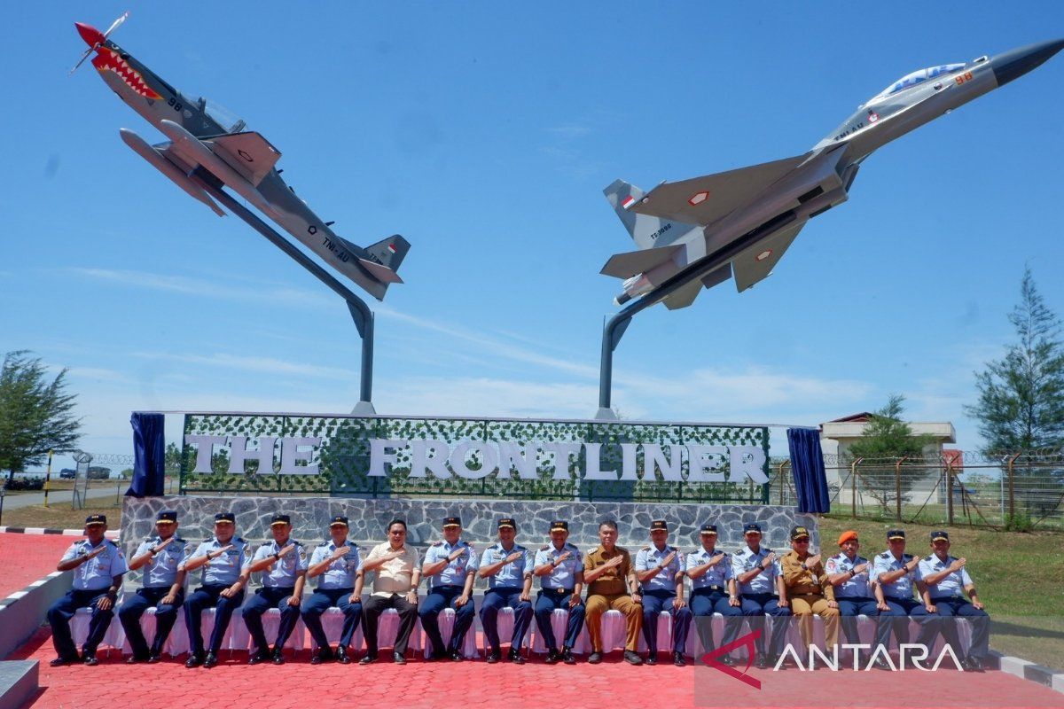 KSAU resmikan tugu pesawat Lanud RSA Natuna Kepri