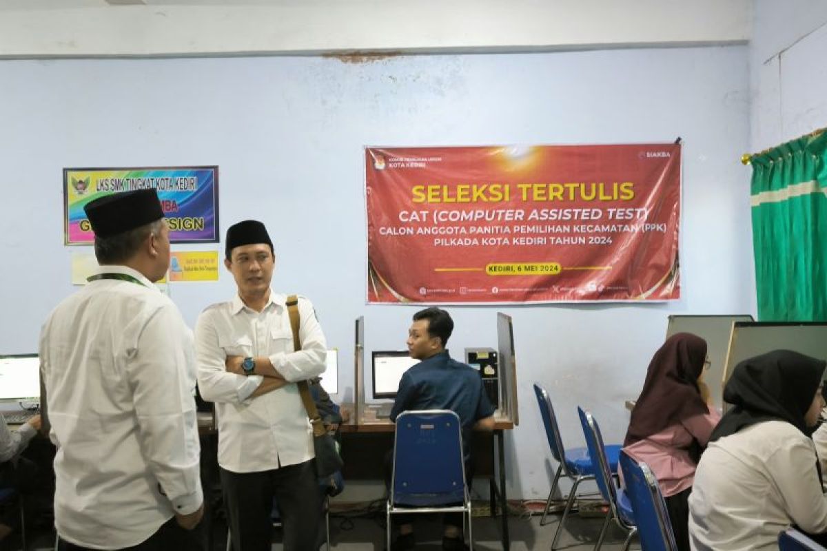 KPU Kota Kediri: 145 calon ppk ikut tes tulis