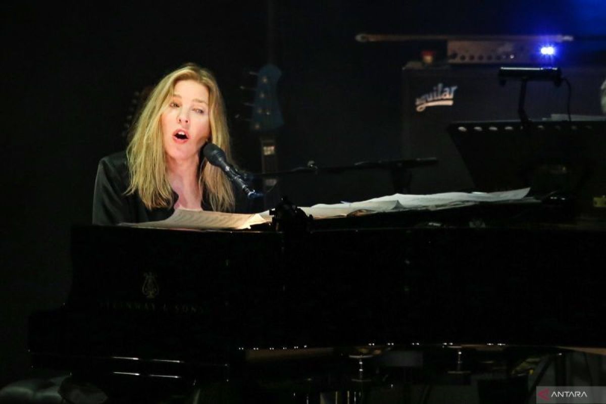 Penyanyi Jazz Diana Krall sukses menggelar konser tunggal di Jakarta