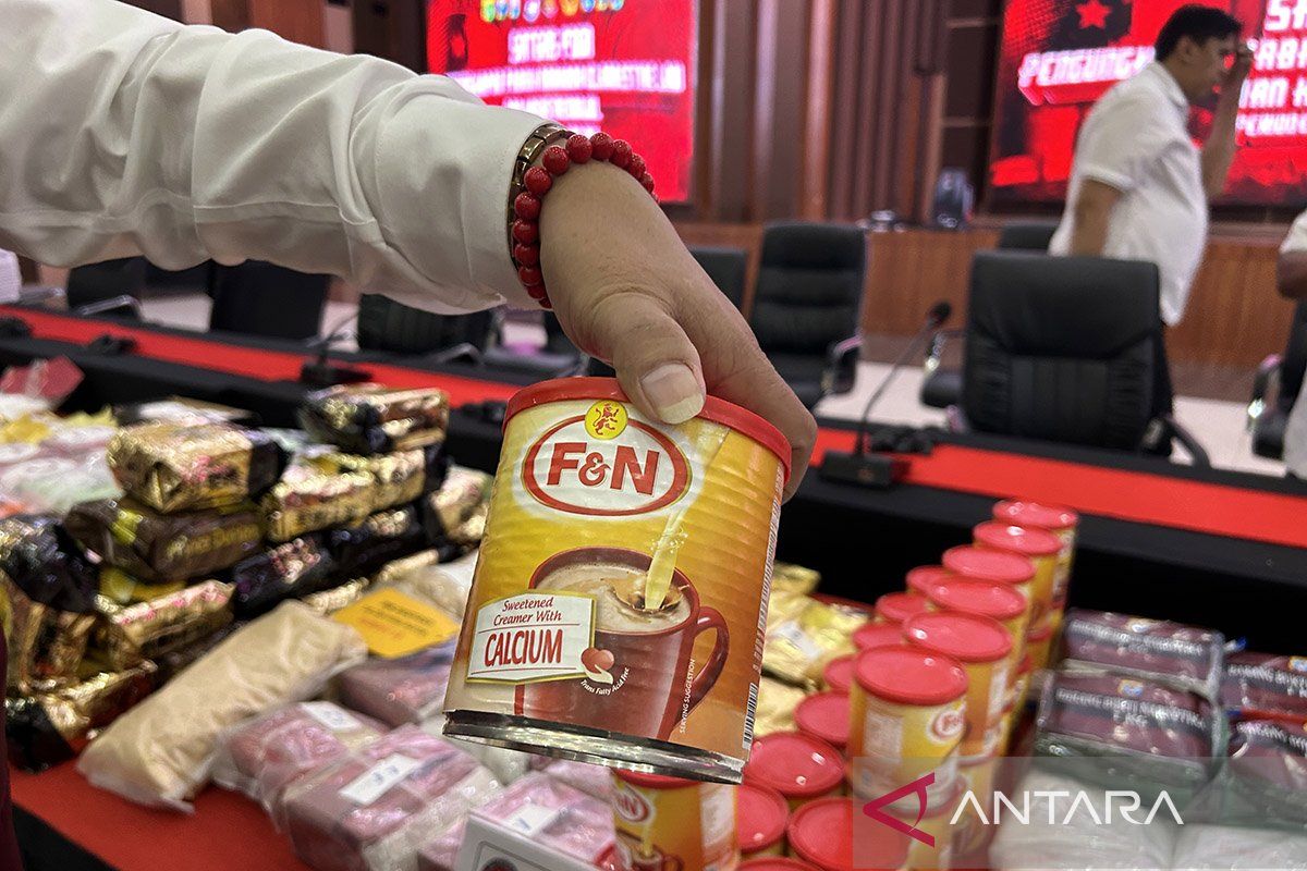 Polri temukan modus baru penyeludupan narkoba dalam kaleng susu