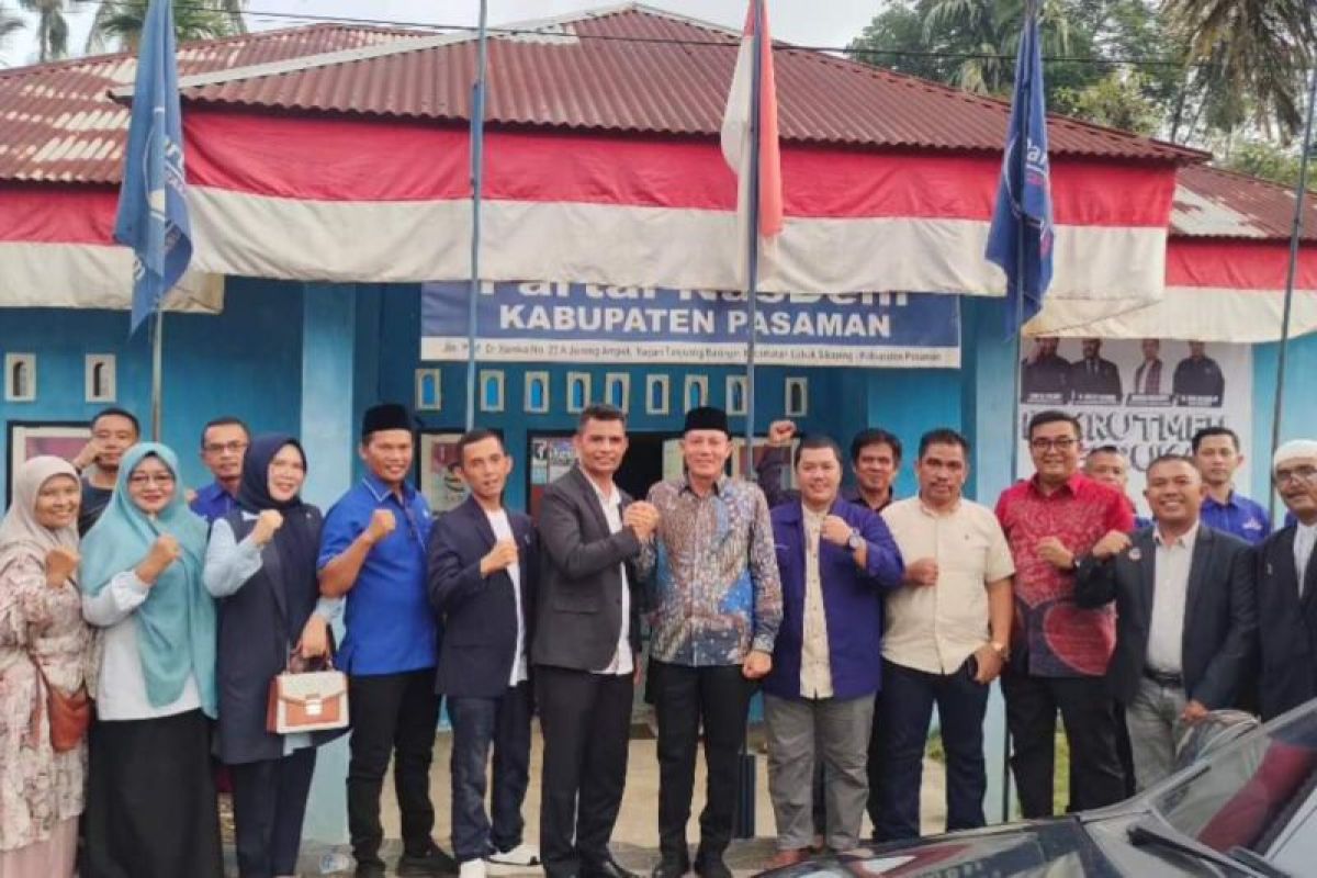 Disambangi Sabar AS, NasDem siap berkoalisi di Pilkada Pasaman 2024