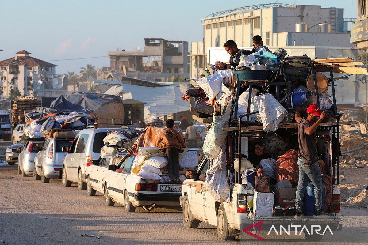 Sekitar 110.000 orang mengungsi dari Rafah