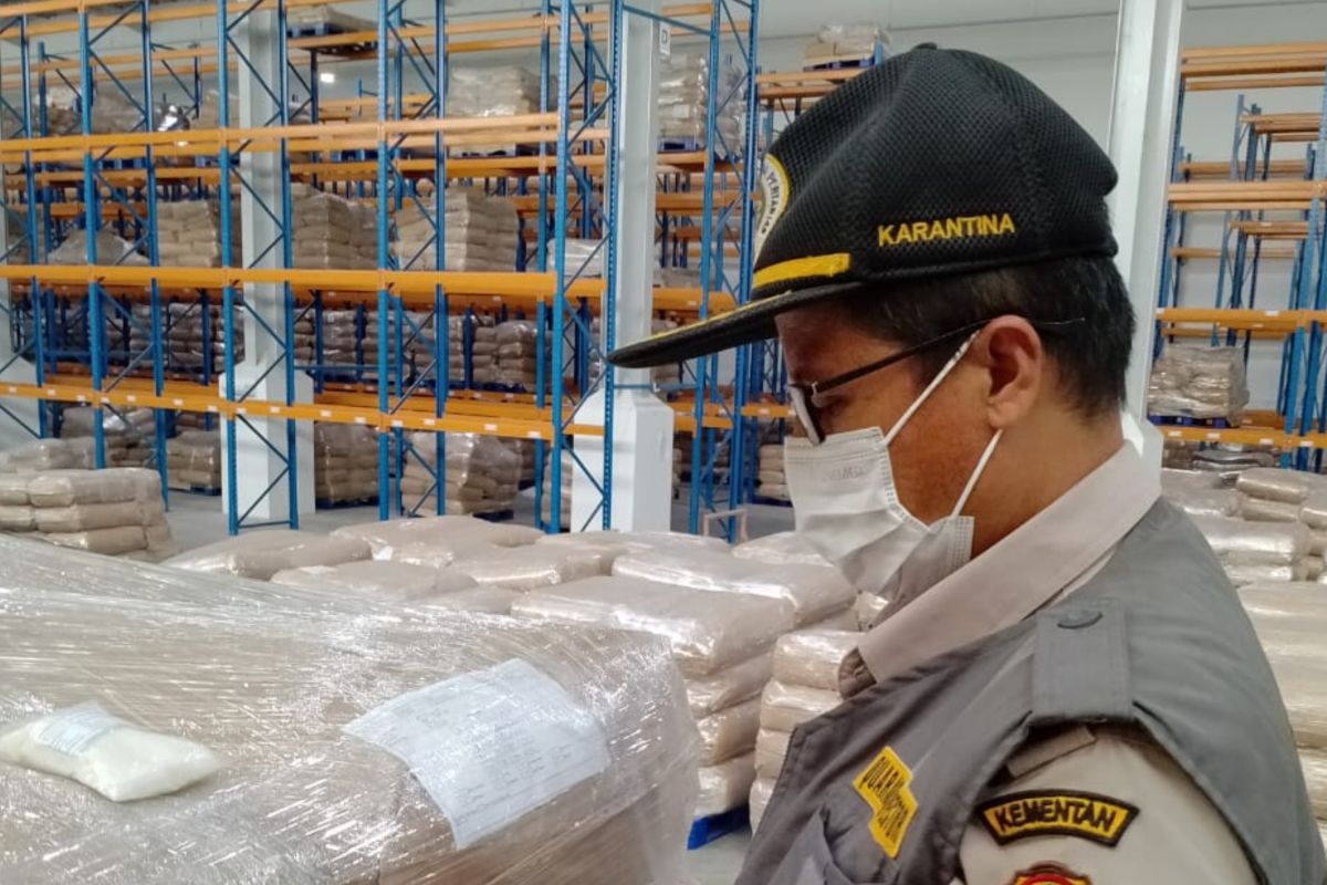 BKHIT Maluku Utara cek 26 ton kelapa parut tujuan Surabaya