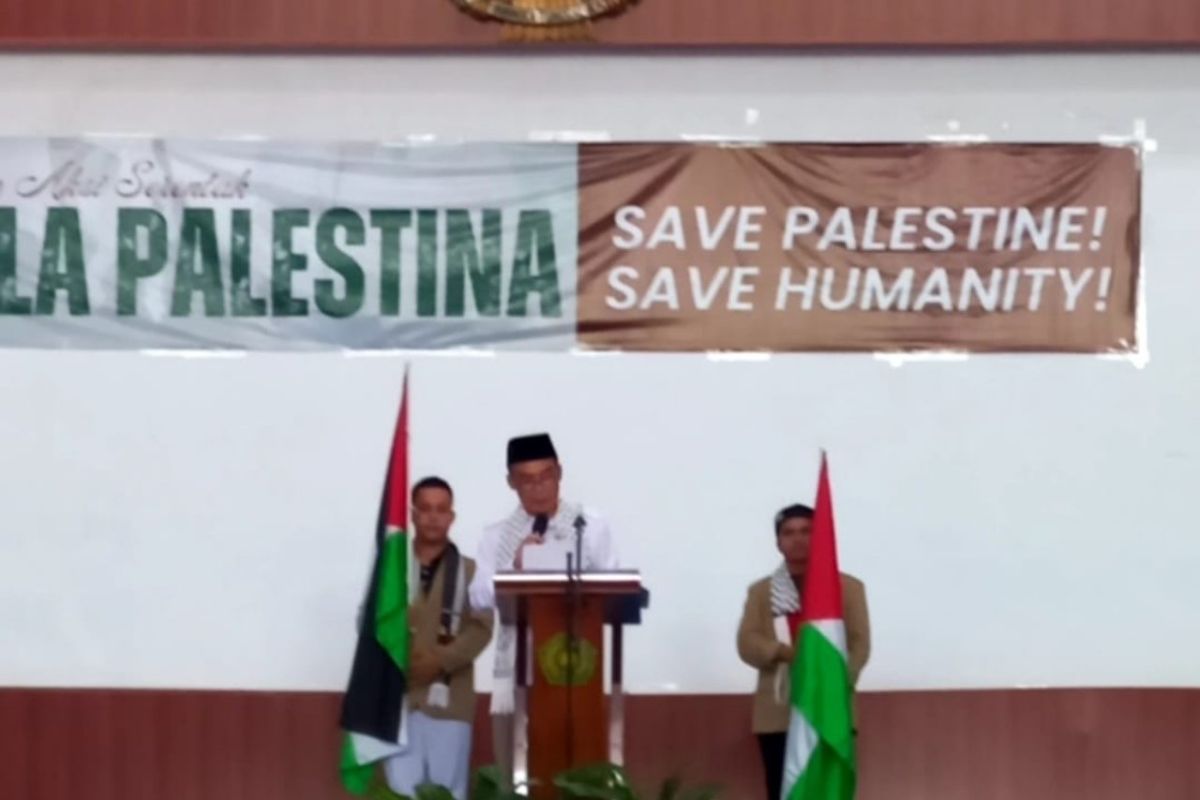 Rektor Unmuh Bangka Belitung serukan 10 dasasila pernyataan sikap bela Palestina dan kutuk Israel