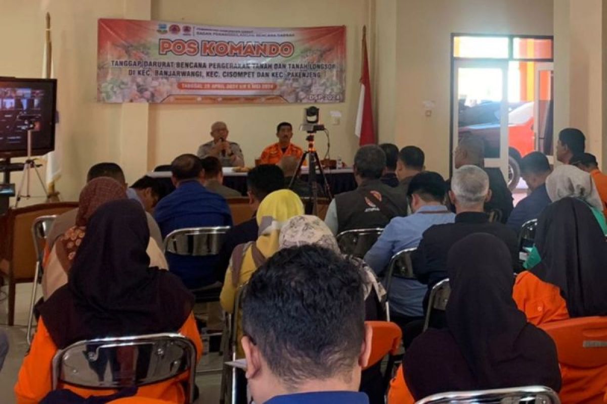 Pemerintah Kabupaten Garut memperluas tanggap darurat bencana tanah longsor