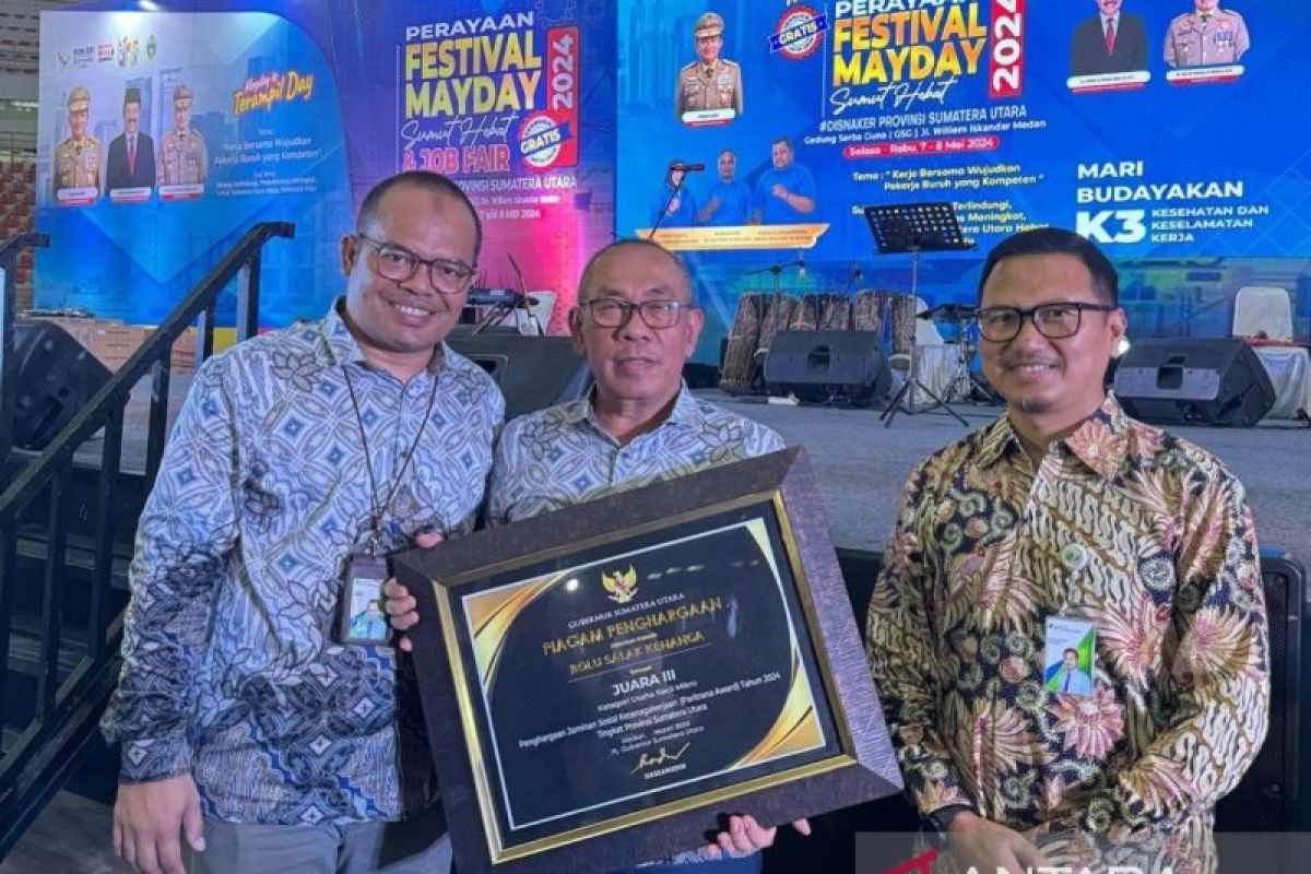 Festival May Day Sumut 2024, Bolu Salak Padangsidimpuan terima penghargaan