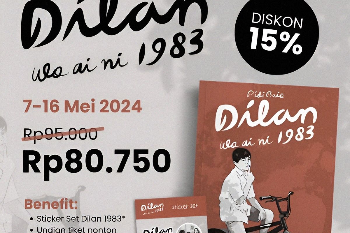 Pidi Baiq siap merilis novel terbaru "Dilan 1983 Wo Ai Ni"
