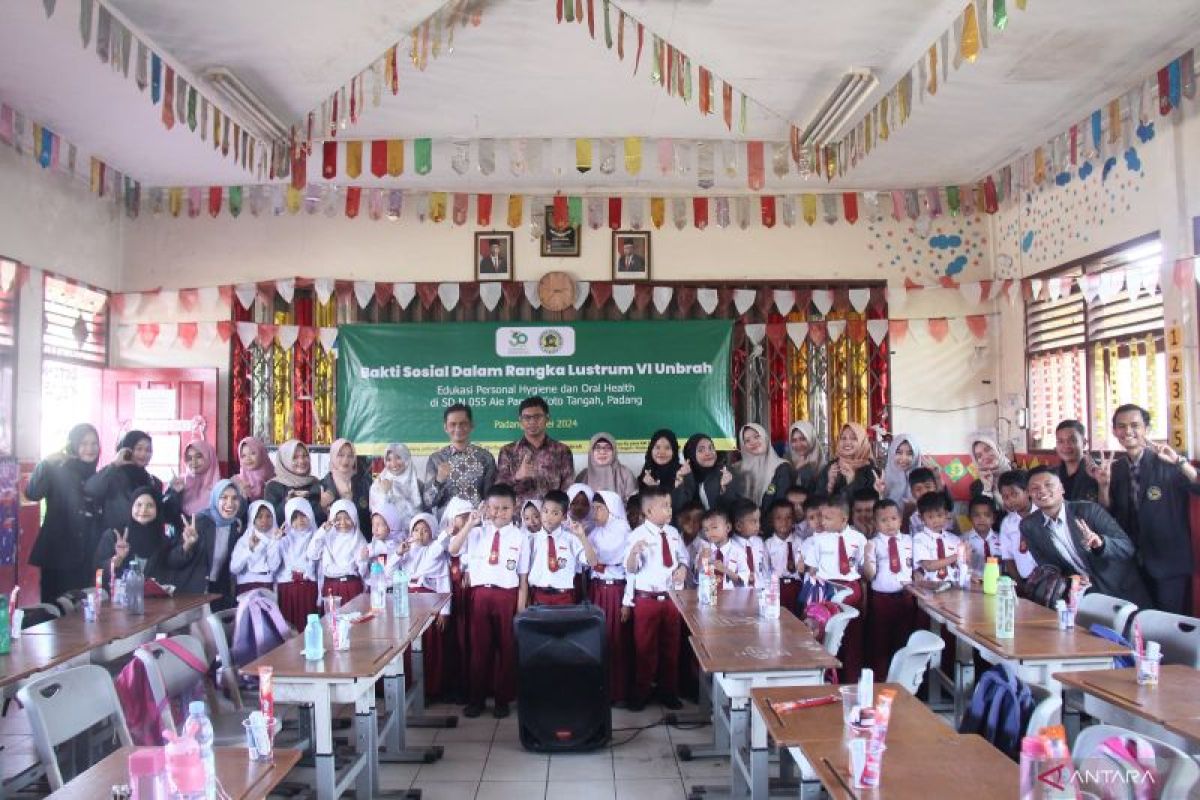 Semarakkan Lustrum VI, Unbrah gelar "Edukasi Personal Hygiene dan Oral Health" pada tiga SD