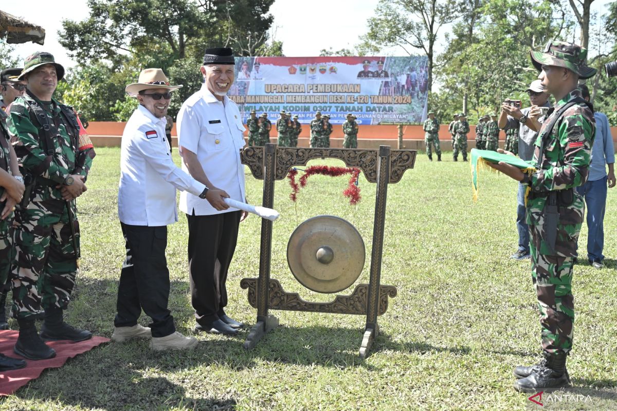 Gubernur Sumbar : TMMD upaya wariskan semangat bela negara