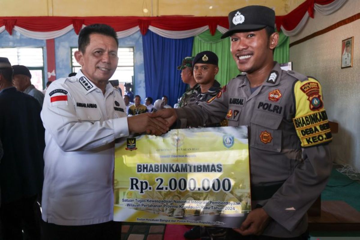 Kepri beri insentif Babinsa Bhabinkamtibmas Babinpotmar Rp2 juta