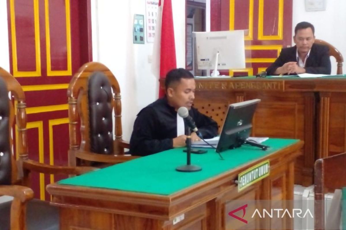 JPU Kejati Sumut tuntut komisioner nonaktif Bawaslu Medan dua tahun penjara