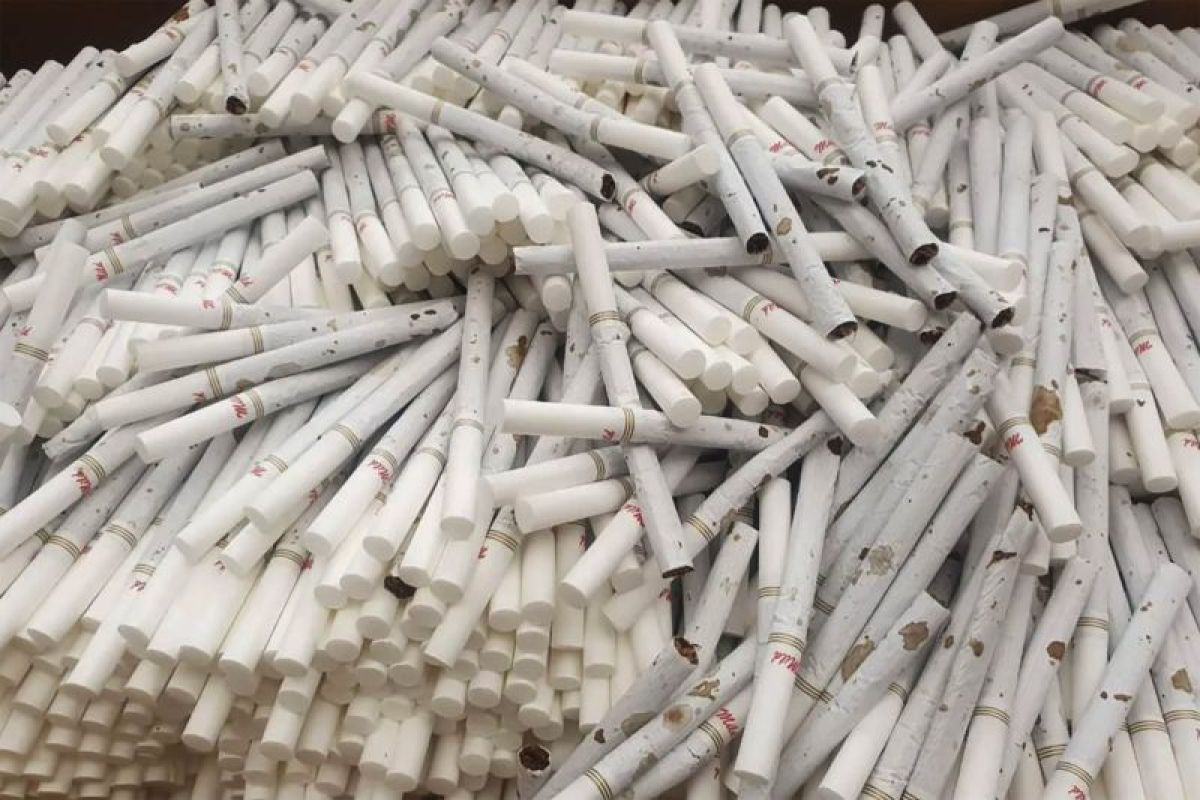 Bea Cukai gagalkan pengiriman rokok ilegal senilai Rp935 juta