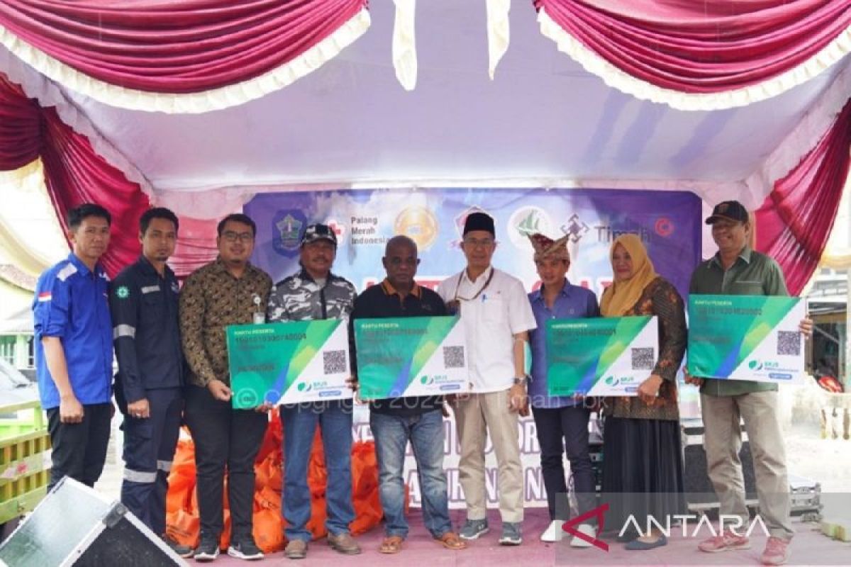 PT Timah bantu 500 nelayan Bangka masuk program BPJS Ketenagakerjaan