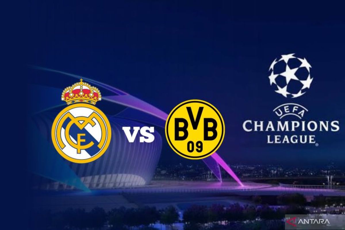 Jadwal final Liga Champions 2024, Real Madrid vs Borussia Dortmund