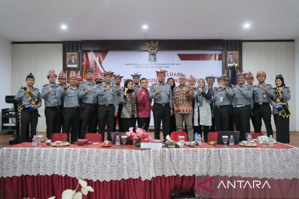 Tim Penilai Internal Evaluasi Pembangunan Zona Integritas 7 Satker di Kemenkumham Babel