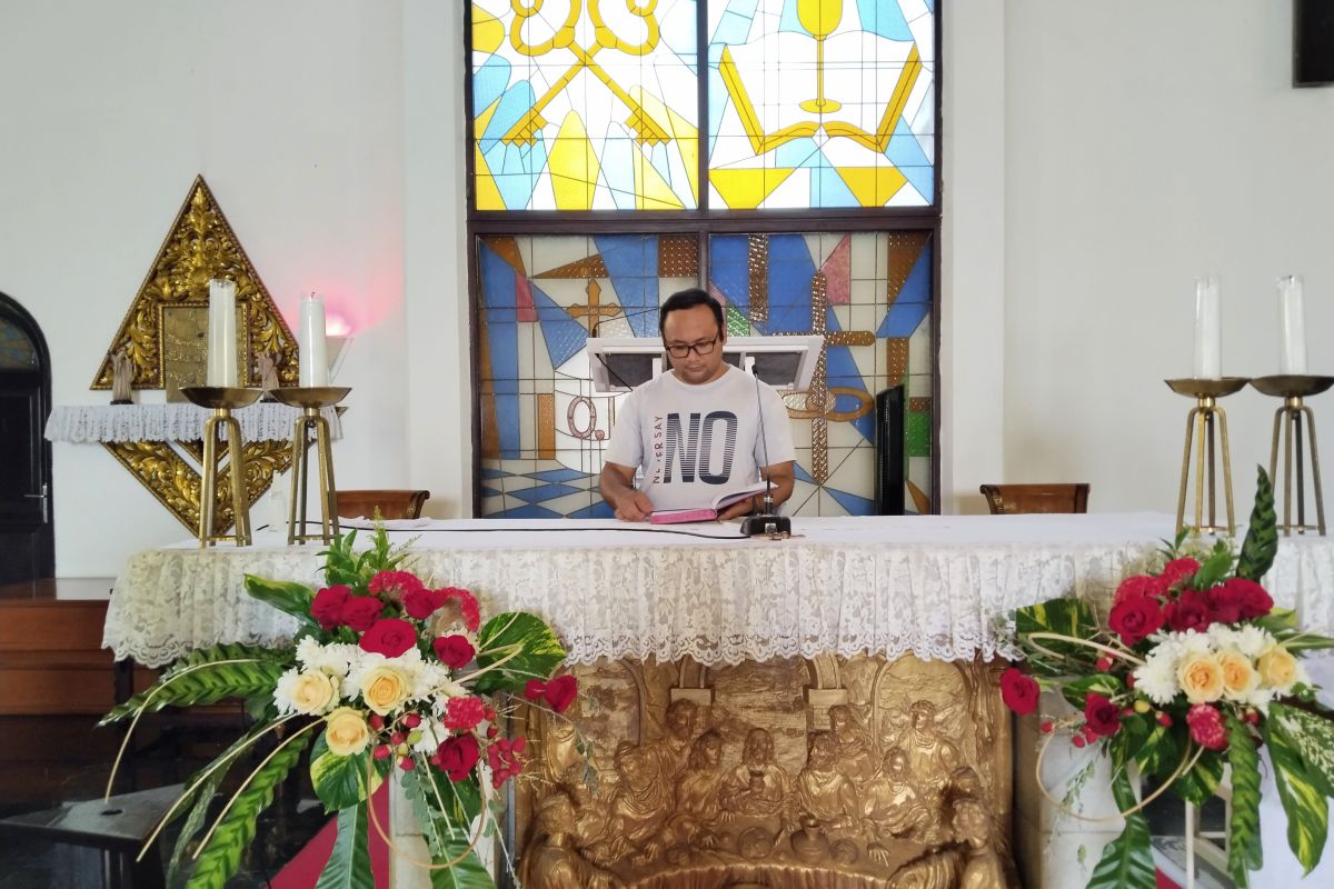 Paroki Hati Kudus Palembang ajak umat kristiani tingkatkan toleransi