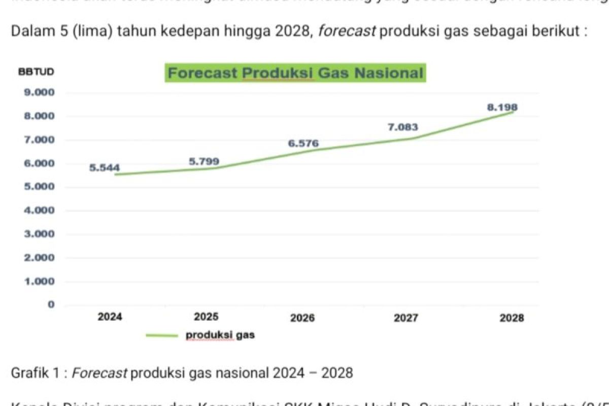 SKK Migas Pastikan Pasokan Gas Bumi untuk Pasar Domestik Terpenuhi