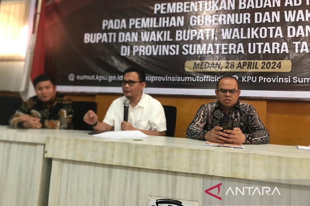 KPU Sumut masih tunggu calon perseorangan lengkapi berkas Pilkada 2024