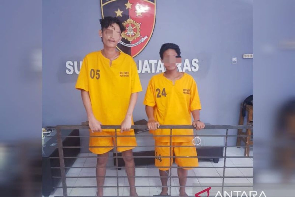 Tim Jatanras Polda Babel ringkus 2 remaja usai gasak rumah kosong di Pangkalpinang
