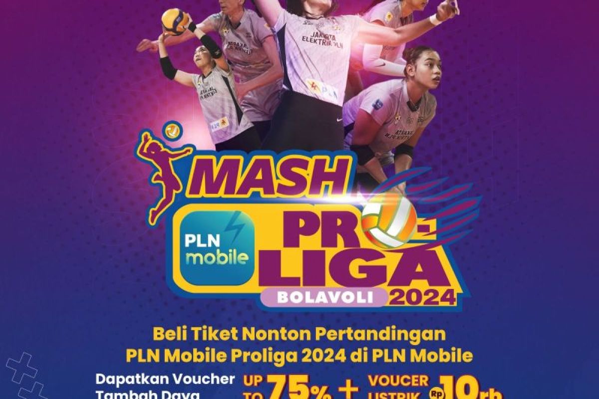 Proliga 2024 Seri Palembang, begini cara dapatkan tiket di Aplikasi PLN Mobile