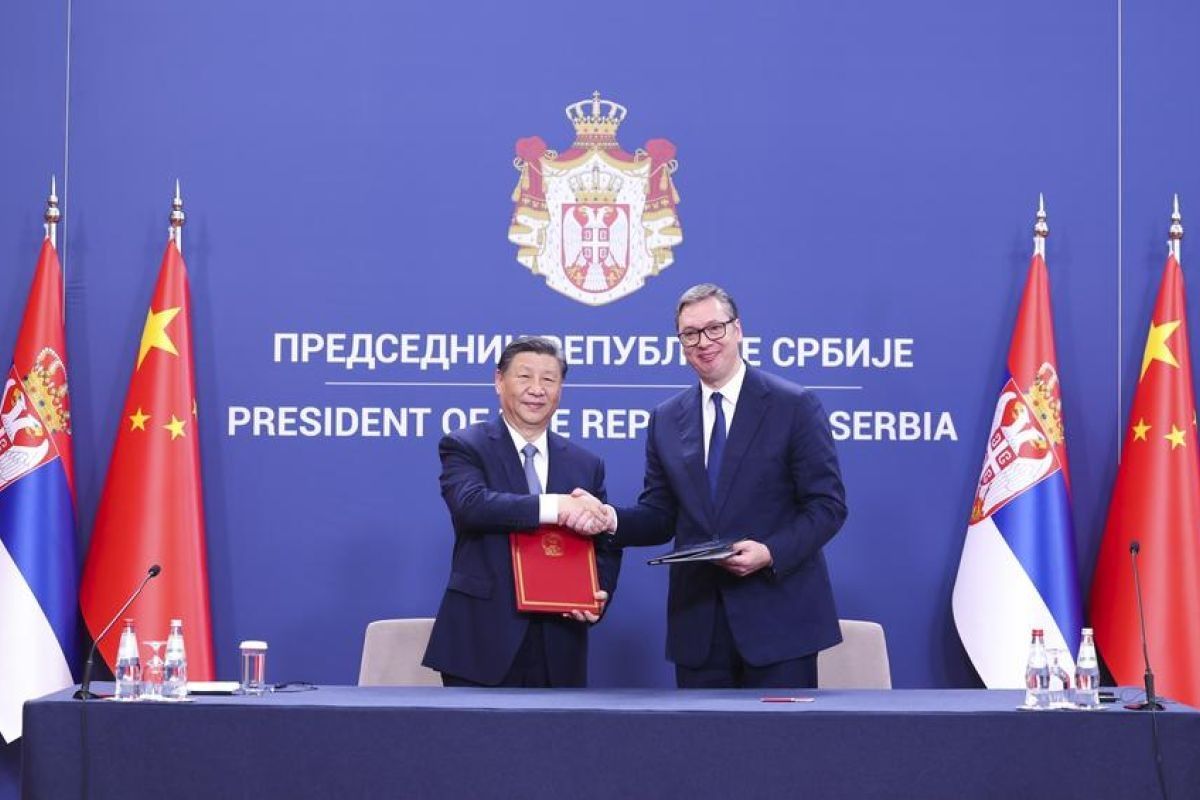Di Serbia, Presiden Xi sebut China berupaya wujudkan masyarakat dunia sejahtera