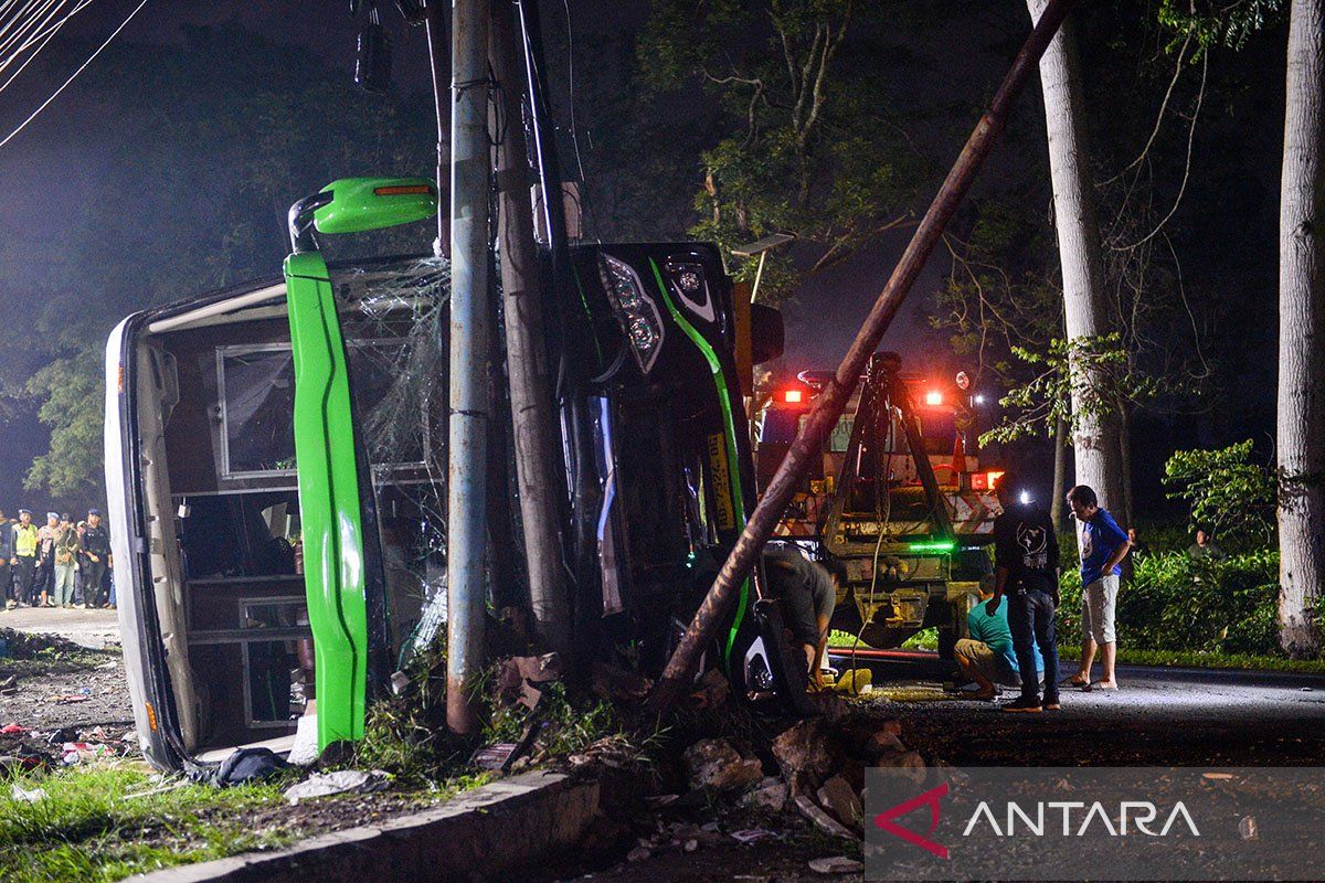 KNKT kerahkan tim investigasi kecelakaan bus siswa SMK Lingga Kencana