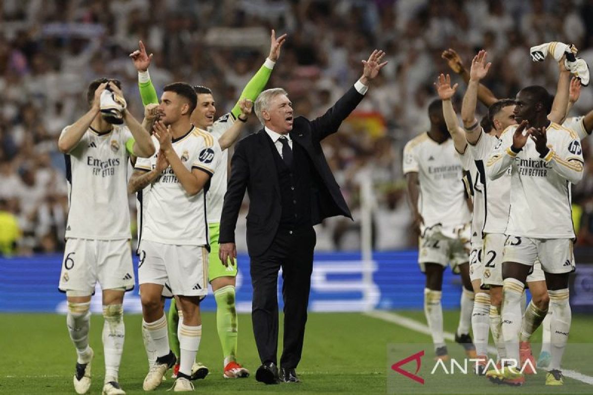 Real Madrid juarai Liga Champions usai bekuk Dortmund 2-0 di Wembley