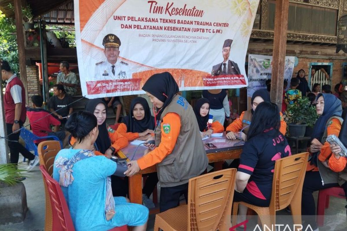 Korban banjir di OKU jalani pemeriksaan di Posko Trauma Center