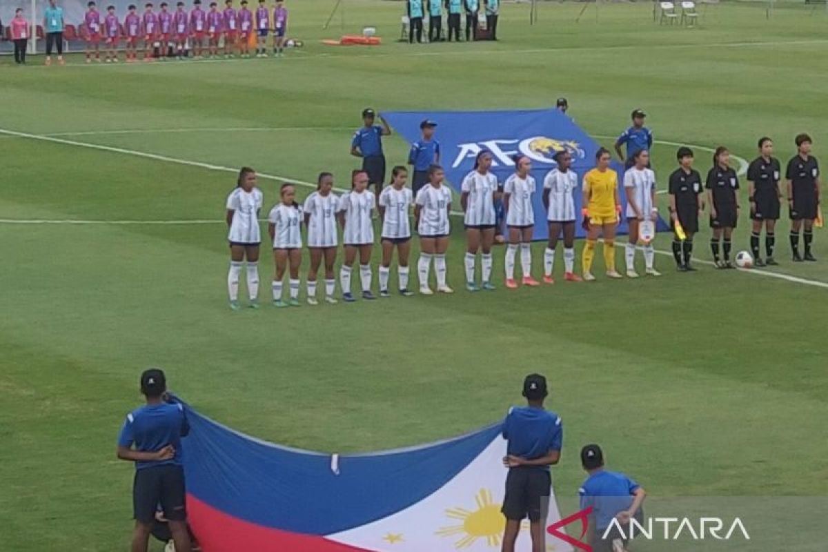 Laga Korsel kontra Filipina berakhir imbang 1-1 di Piala Asia Putri U17