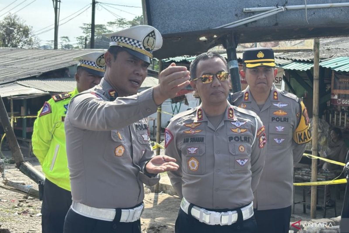 Tak ditemukan jejak rem saat kecelakaan bus terguling di Ciater