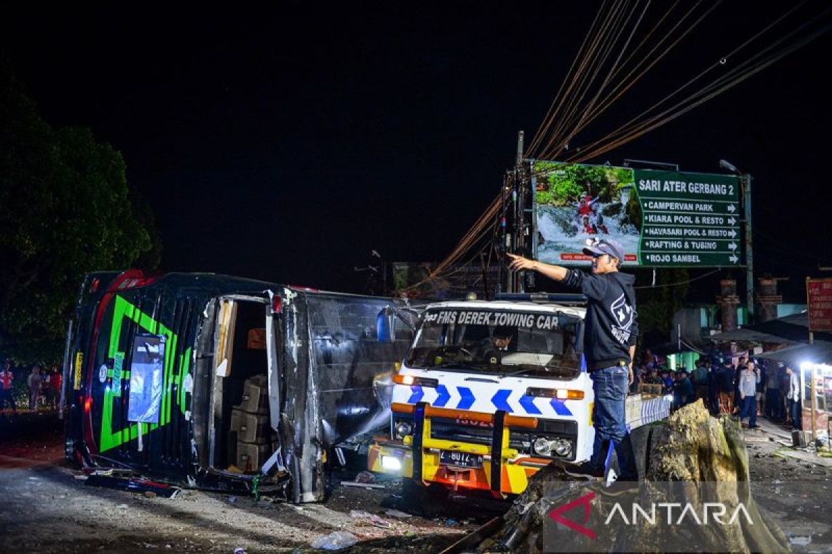 Kemenhub: Kecelakaan bus di Subang diduga akibat rem blong