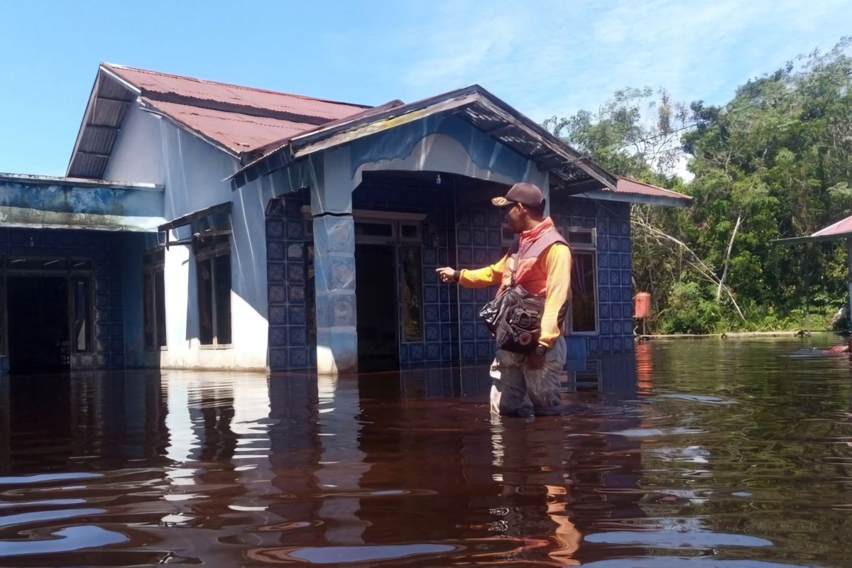 Sebanyak 2.396 jiwa terdampak banjir di Kubu Raya