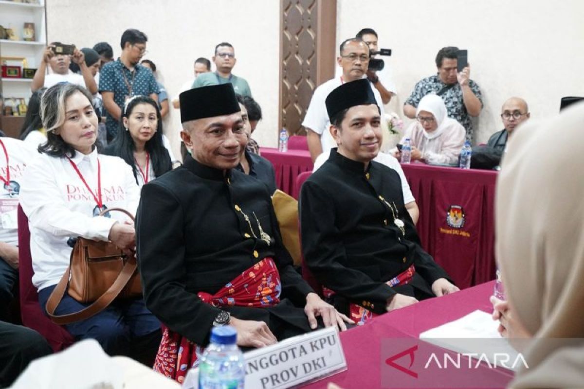 KPU DKI: Dharma Pongrekun dan Kun Wardana kumpulkan 749.298 pendukung