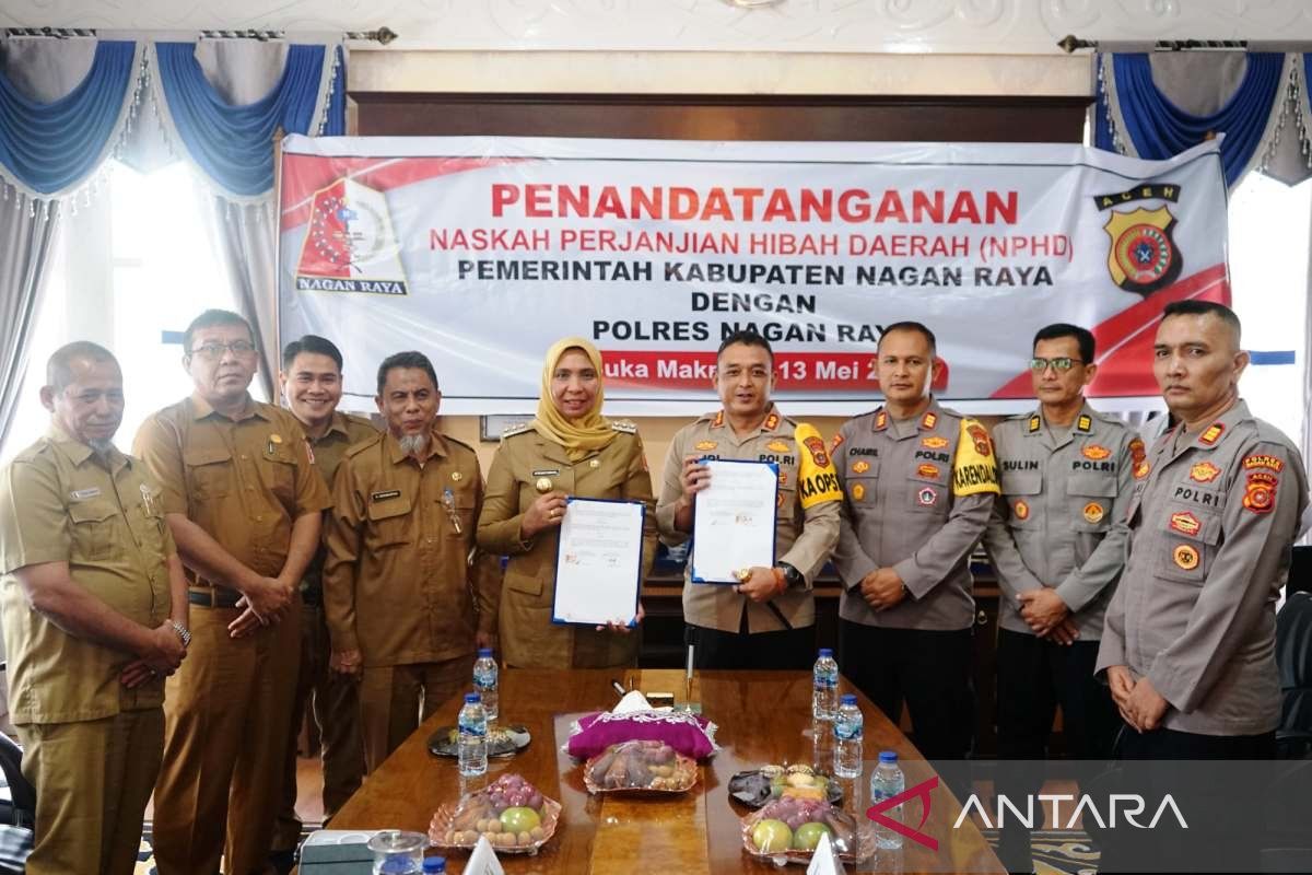 Pemkab Nagan Raya hibah dana pengamanan Pilkada 2024 Rp4,5 miliar