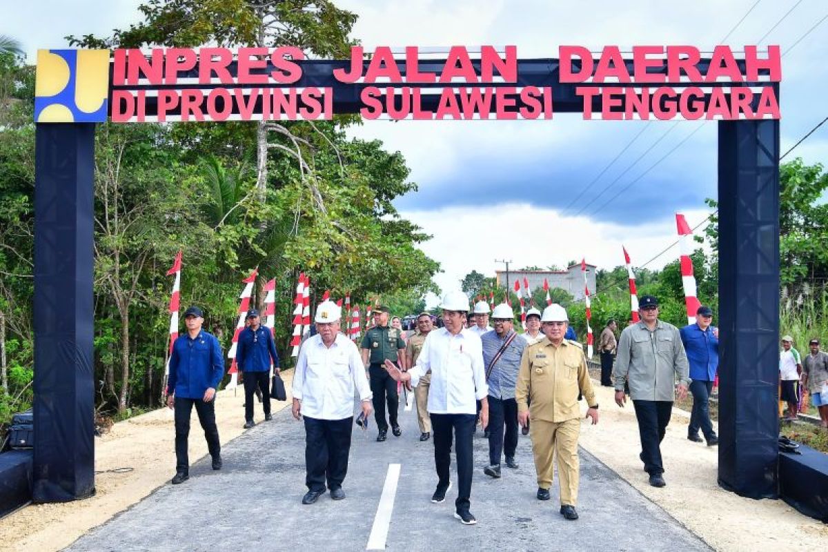 Presiden sebut pelaksanaan Inpres Jalan Daerah di Sultra telah selesai