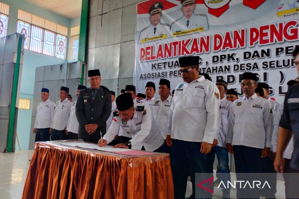 Pengurus APDESI Rejang Lebong 2024-2029 resmi dikukuhkan