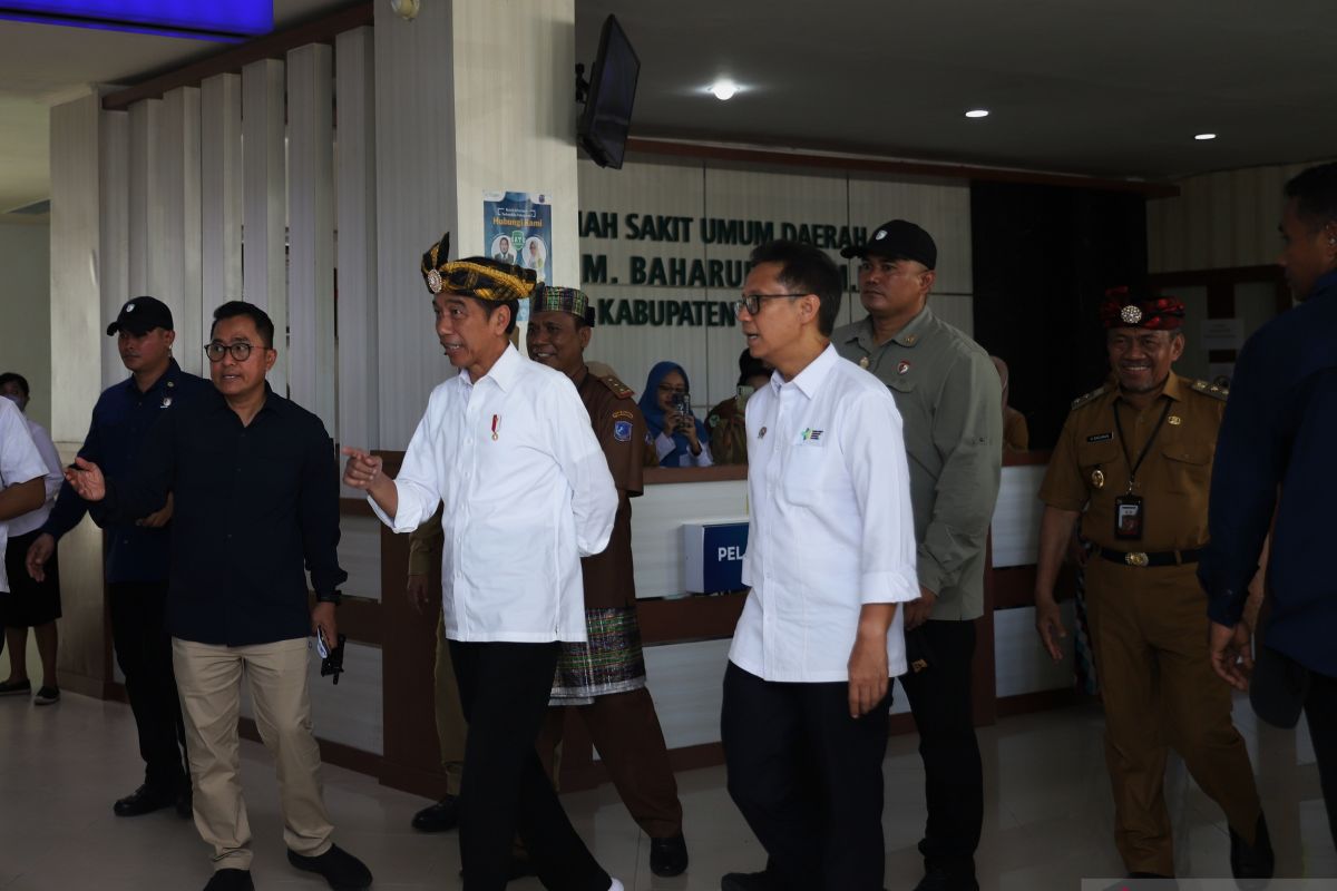 Jokowi kunjungi rumah sakit di Muna