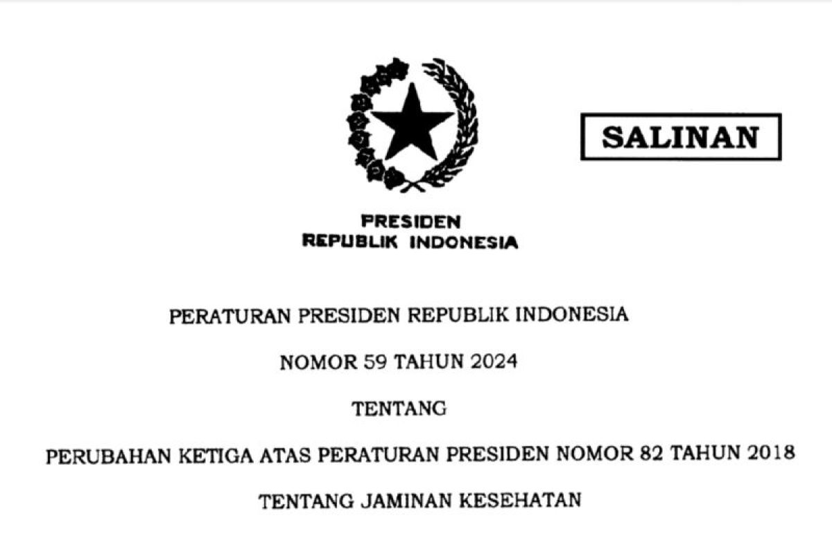 Presiden Jokowi terbitkan Perpres atur standar layanan rawat inap