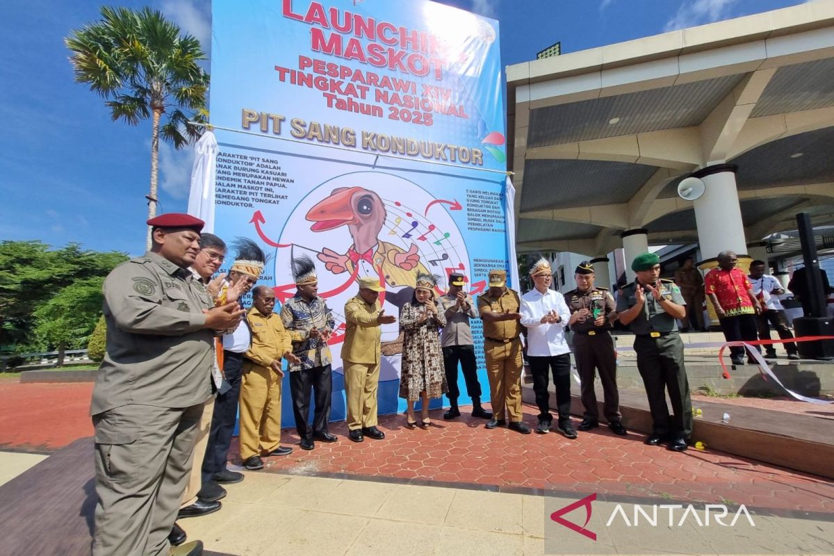West Papua launches "Pit The Conductor" as 2025 Pesparawi's mascot