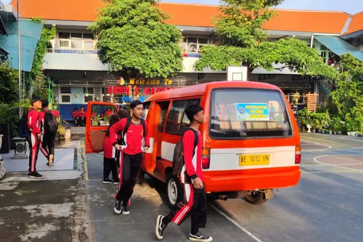 Dishub Magetan fasilitasi angkutan gratis untuk pelajar SMP