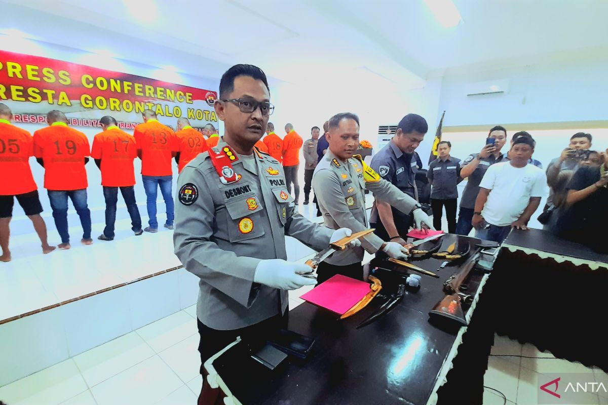 12 tersangka penganiayaan di Kota Gorontalo merupakan residivis