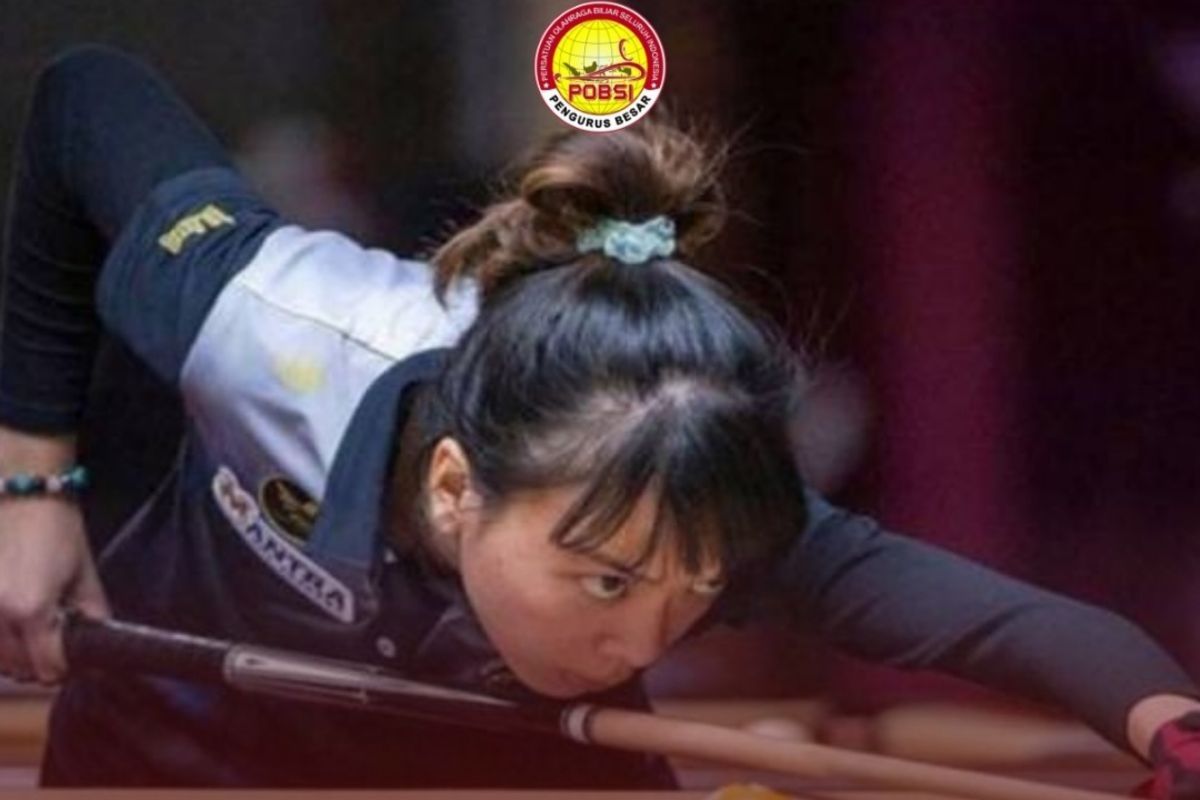 Pebiliar putri Indonesia Silviana naik peringkat di posisi 15 dunia