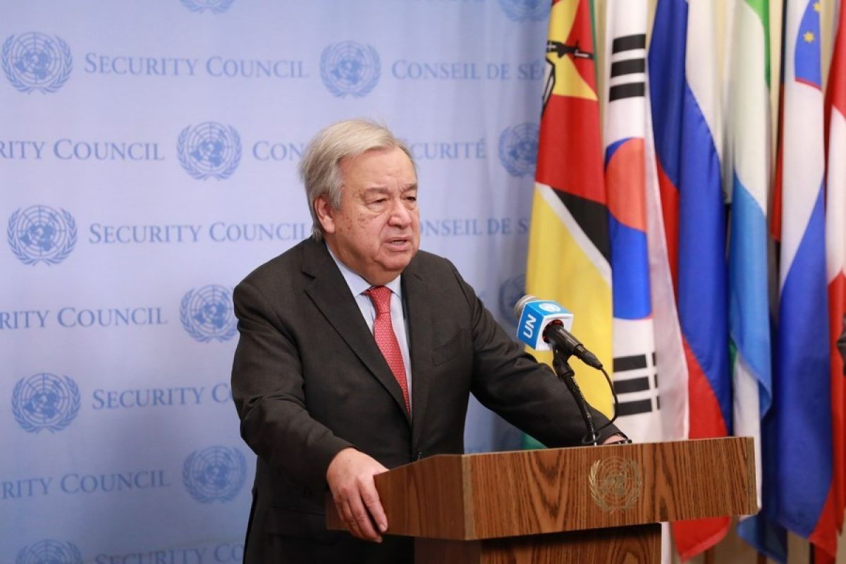 Sekjen PBB Antonio Guterres berduka atas kematian staf keamanan PBB di Gaza