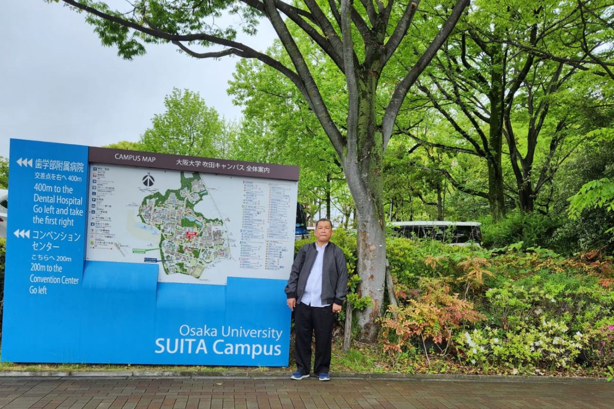 Jajaki kerja sama internasional, Rektor IIB Darmajaya kunjungan ke Osaka University