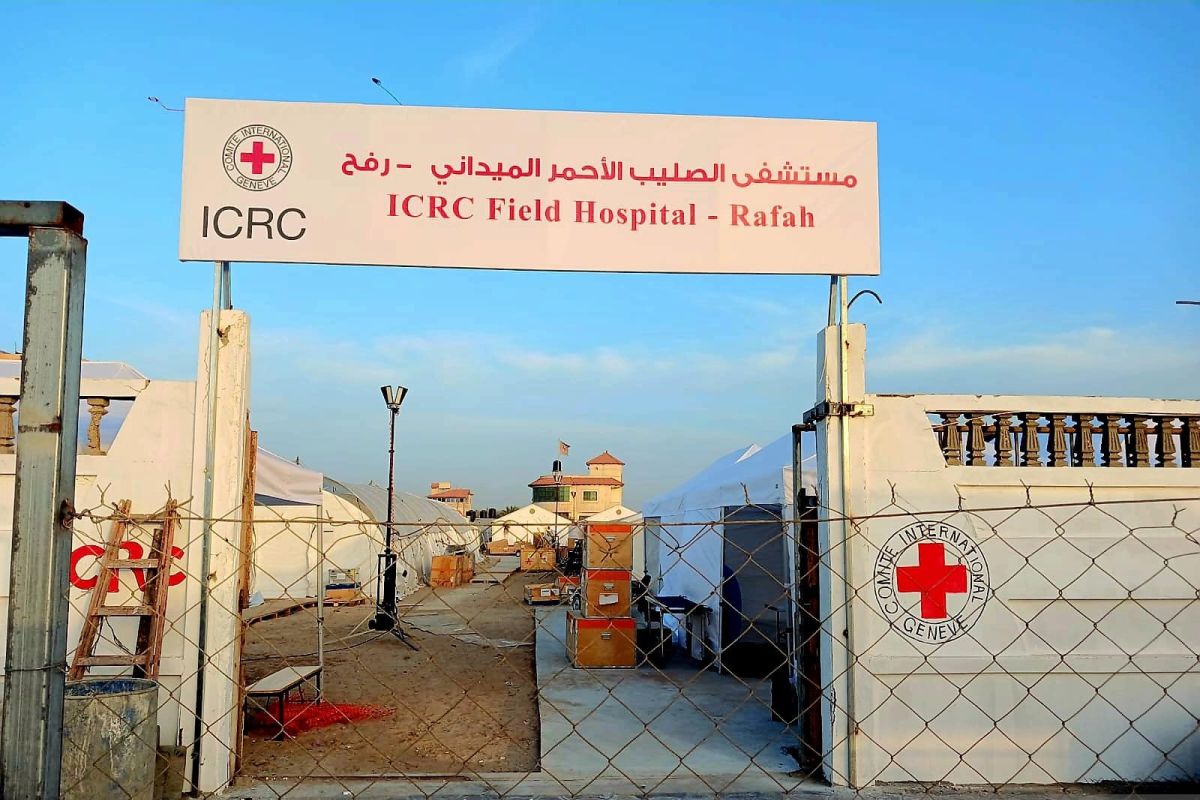 Palang Merah buka rumah sakit di Gaza