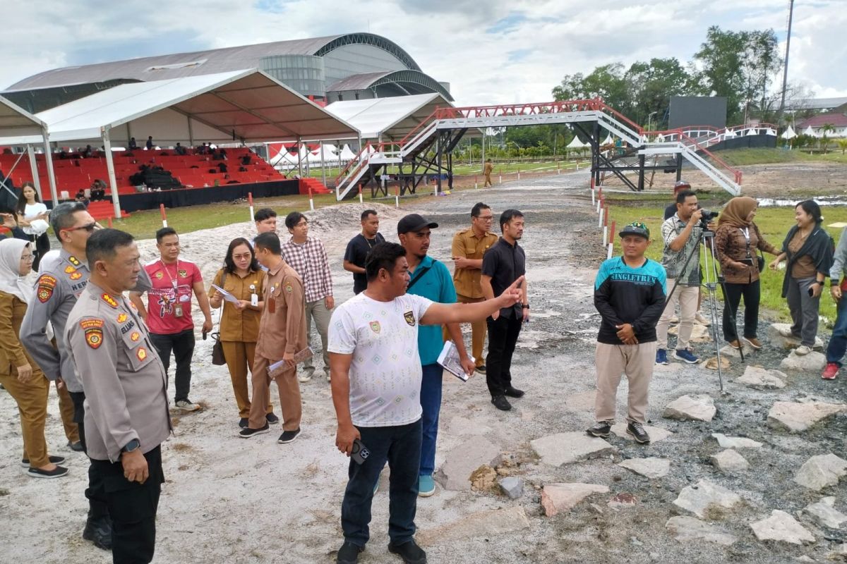 Polda Kalteng dan Panitia UCI MTB 2024 lakukan penilaian risiko