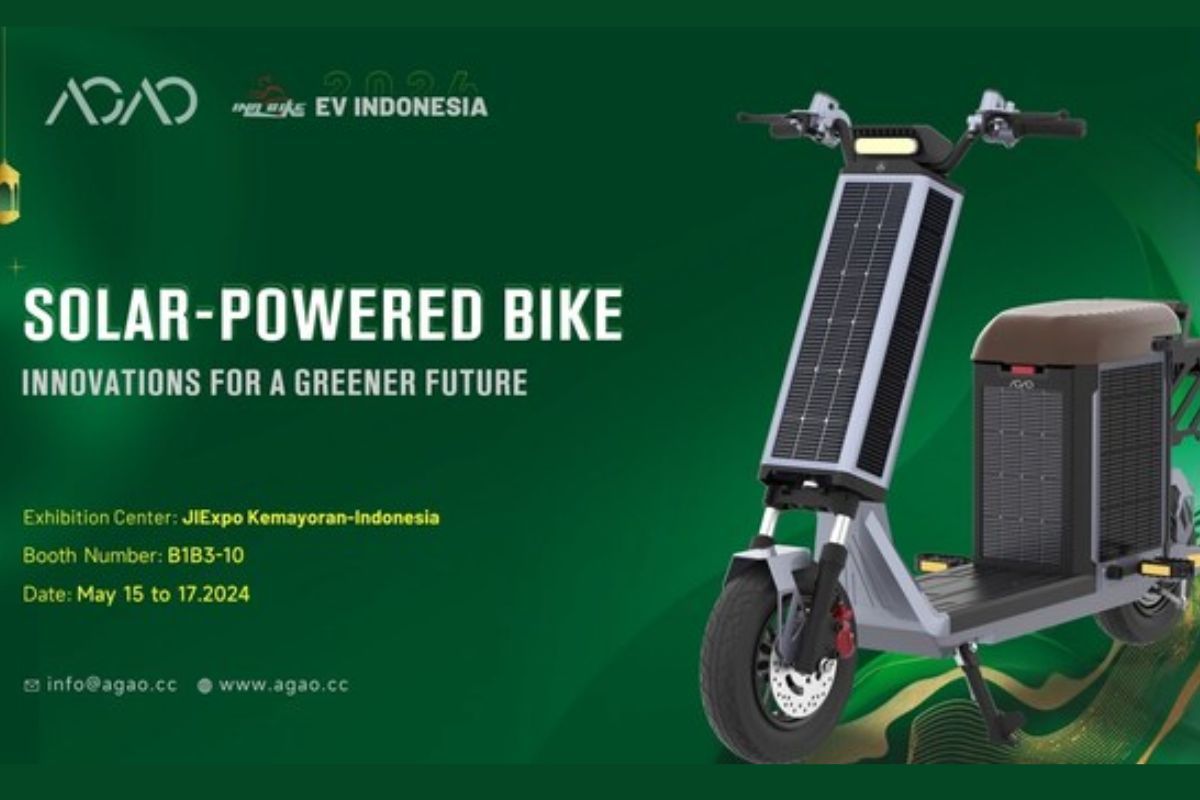 AGAO Luncurkan Sepeda dan Skuter Tenaga Surya di EV Indonesia 2024: Inovasi untuk Masa Depan yang Lebih Hijau